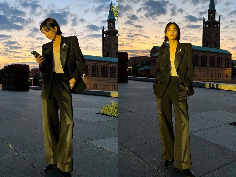 Seventeen净汉完美诠释Saint Laurent春夏男装！杨洋红衣上身帅看Valentino 时尚穿搭 图1张