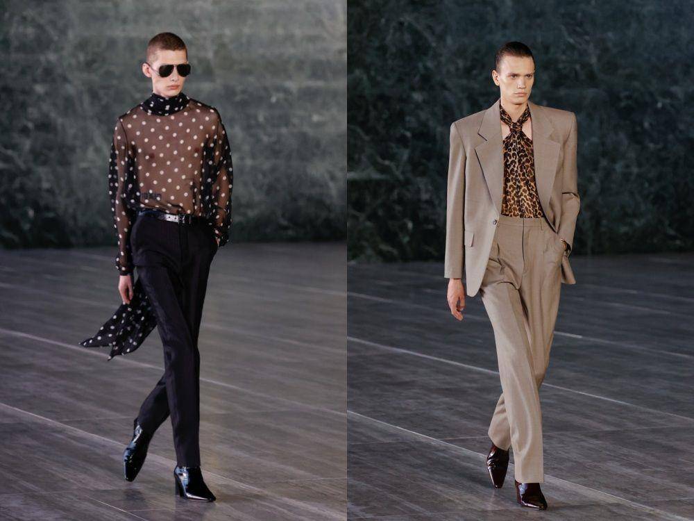Seventeen净汉完美诠释Saint Laurent春夏男装！杨洋红衣上身帅看Valentino 时尚穿搭 图4张