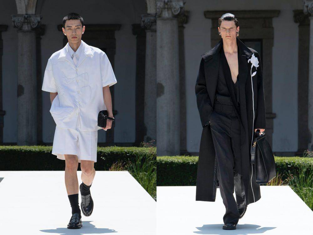 Seventeen净汉完美诠释Saint Laurent春夏男装！杨洋红衣上身帅看Valentino 时尚穿搭 图7张