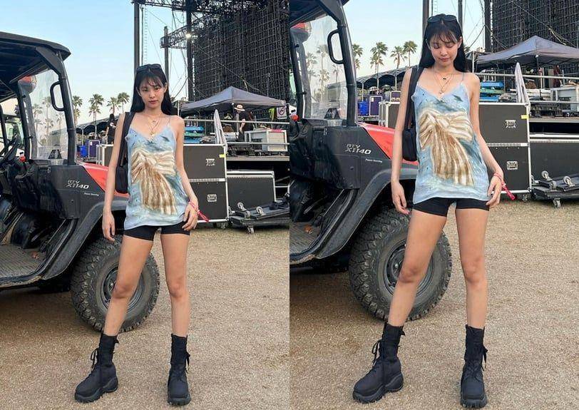 洋装怎么穿不俗气？高允贞甜酷风超显瘦、张员瑛复古丹宁简单好搭配 最新资讯 图3张