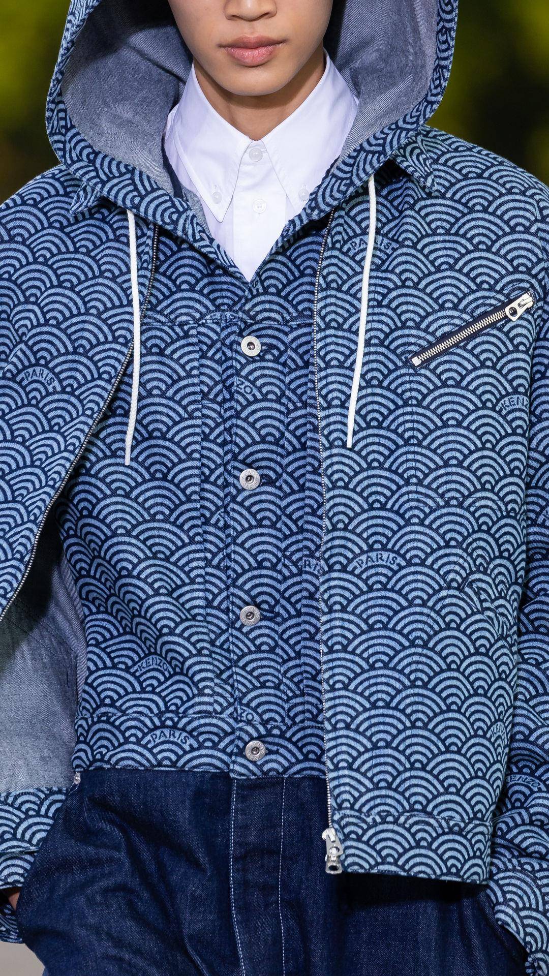 巴黎男装周 ／Vernon合体菲董！KENZO把柔道服、青海波变潮“掀巴黎东京风” 时尚穿搭 图3张