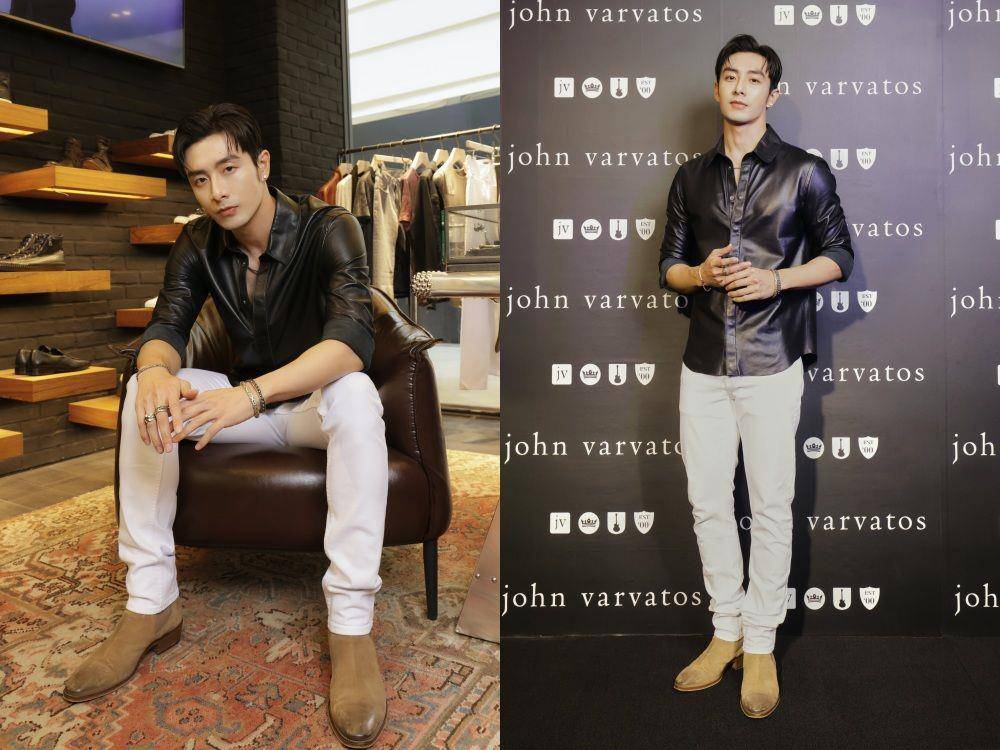 管麟自曝离“小鲜肉”称号越来越远！穿john varvatos新作秒变帅气轻熟男 名人名流 图2张