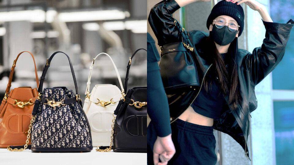 “精品水桶包”不退流行！Jisoo、Rosé同款多种背法好时髦 时尚穿搭 图2张