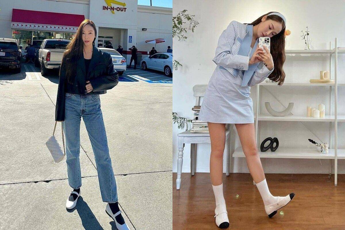 芭蕾舞鞋穿搭超红！8双推荐甜美减龄　Jennie、高允贞都在穿 时尚穿搭 图3张