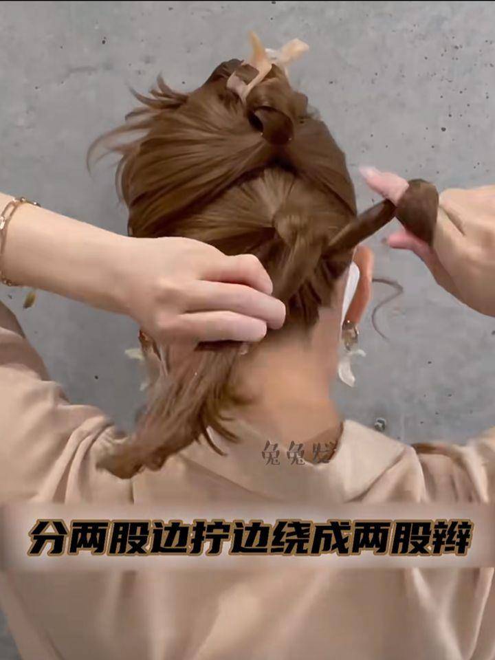 不会三股辫也能绑出华丽花苞头！夏季清凉又可爱必学 最新资讯 图5张