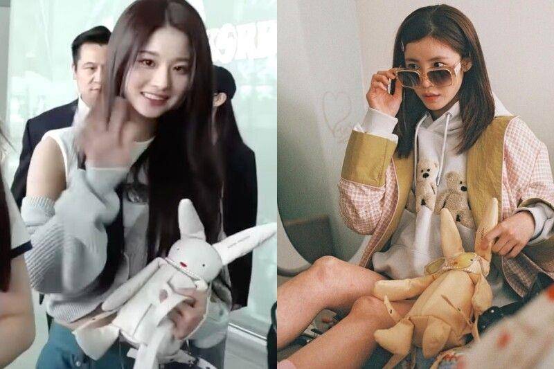 Jennie同款兔兔吊饰找到了！25cm高超Q双肩包中国台湾可以直接入手 最新资讯 图3张