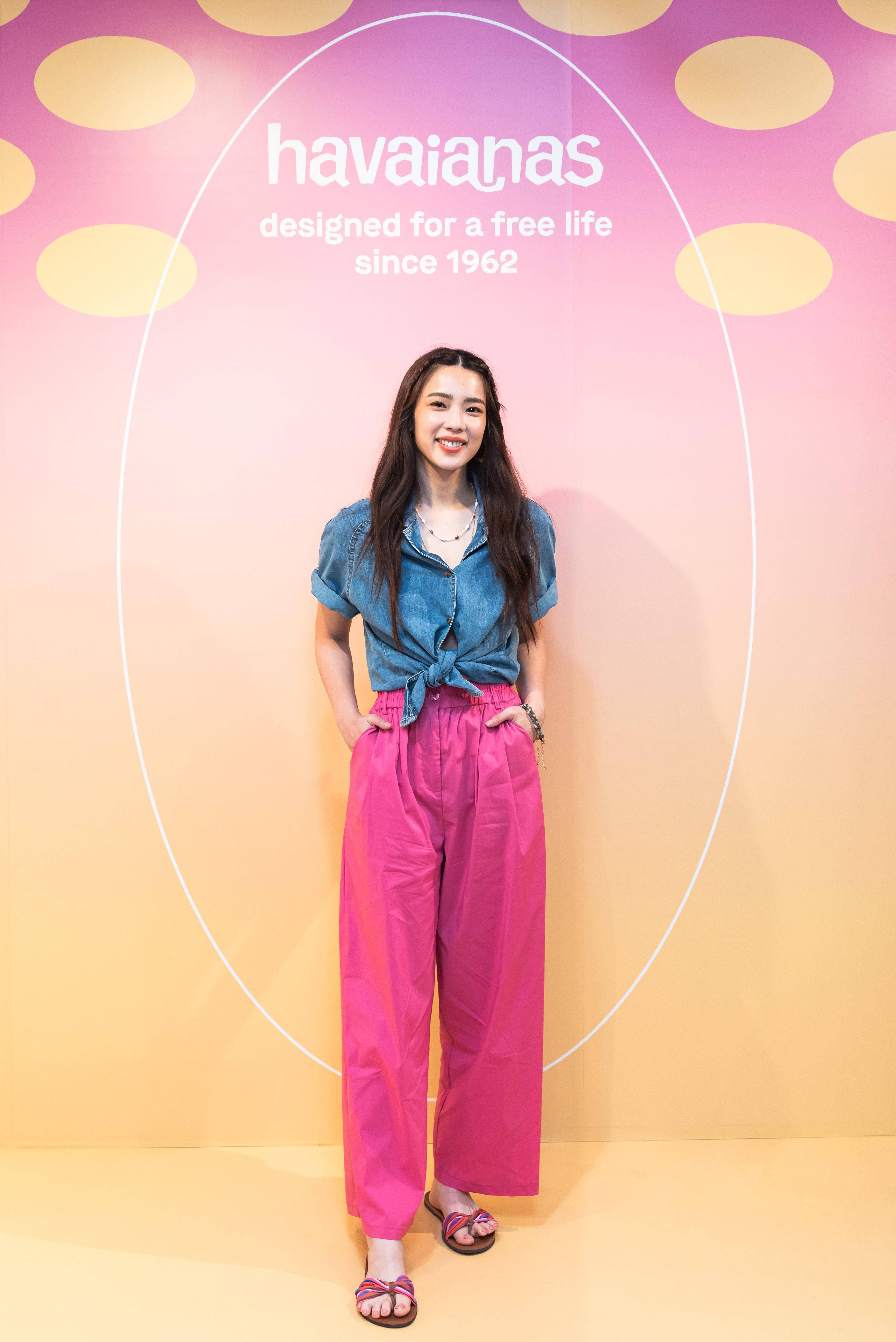 林思宇踩Havaianas凉拖让脚变美　自曝择偶先观察对方脚趾 名人名流 图3张