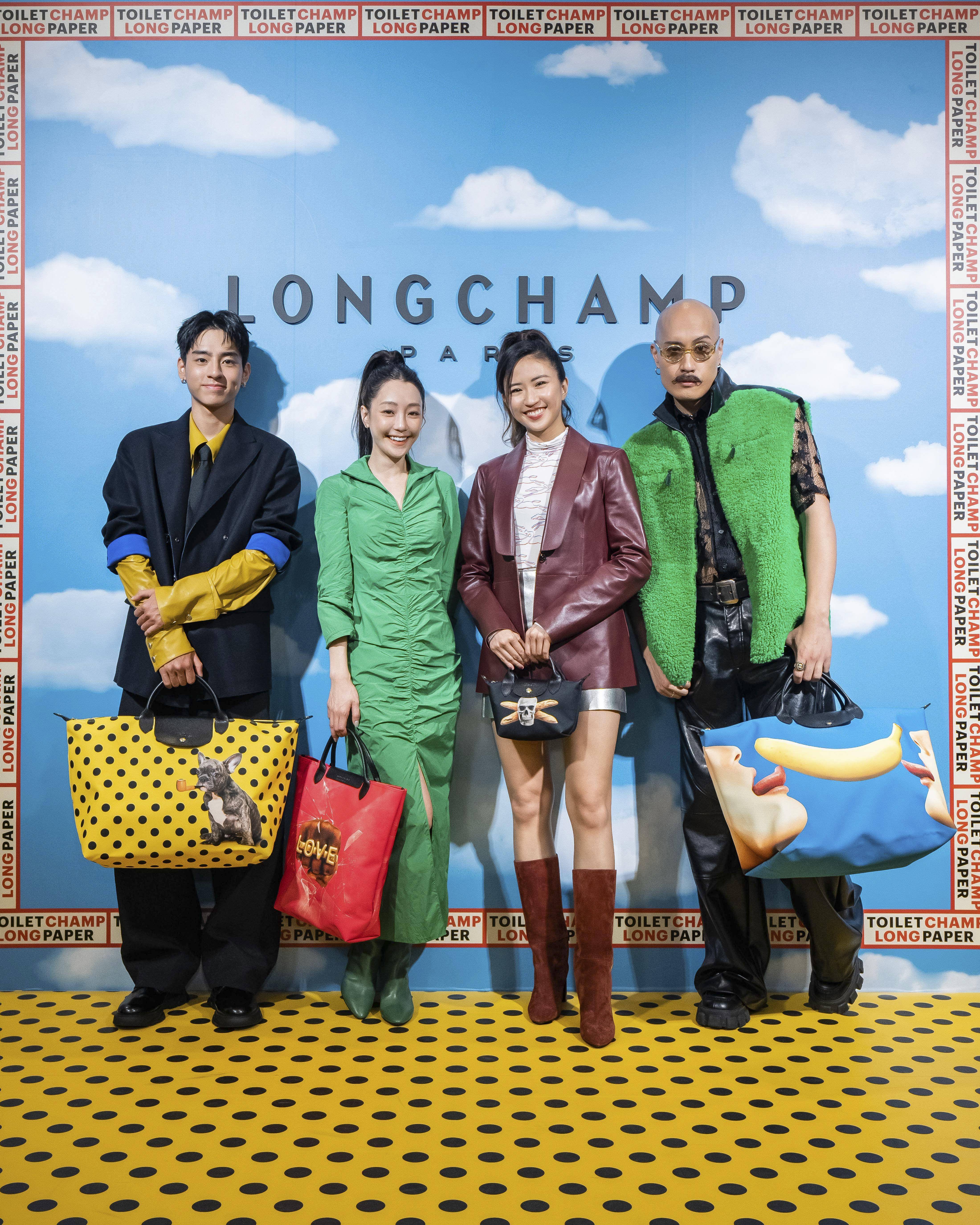 黄宣“胡子style”力挺Toiletpaper联名！刘敬曝“第一次”献给LONGCHAMP 名人名流 图1张