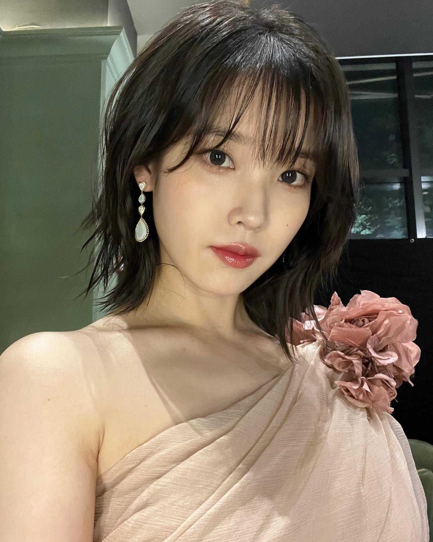 IU温柔系珠宝上身好甜美　和小十多岁女团NewJeans同台不逊色 时尚穿搭 图4张