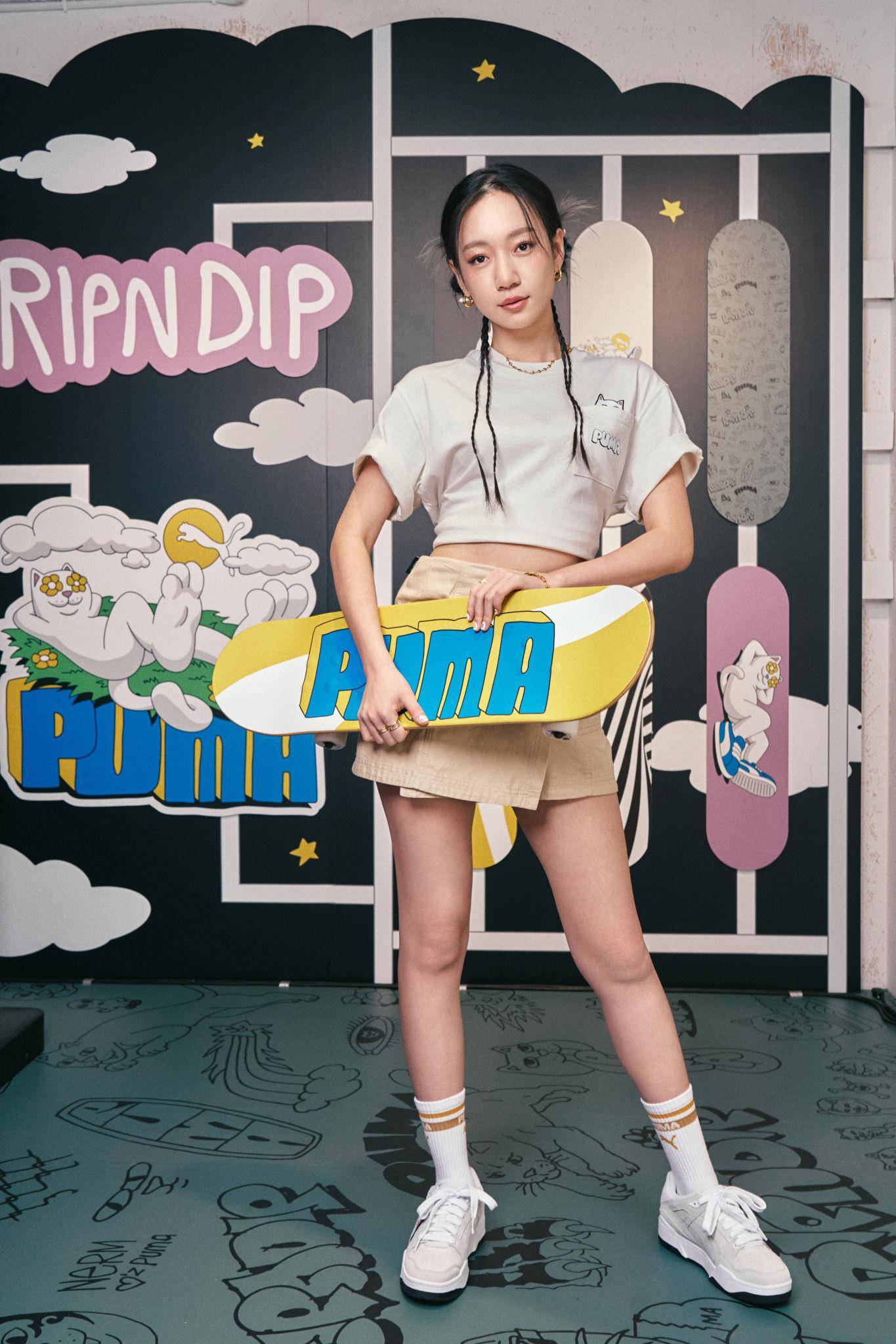吴卓源笑曝“最近想比中指的事”　七夕要穿PUMA x RIPNDIP联名鞋 名人名流 图1张