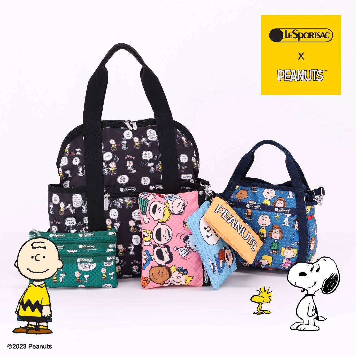 查理橄榄球斜背包、印花化妆包太Q！LeSportsac x PEANUTS联名必收款揭晓 最新资讯 图1张