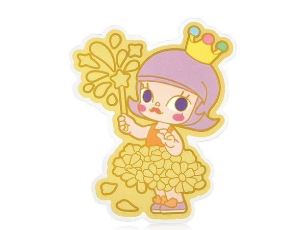2000元收藏泡泡玛特MOLLY金片！　串饰表情萌翻 最新资讯 图1张
