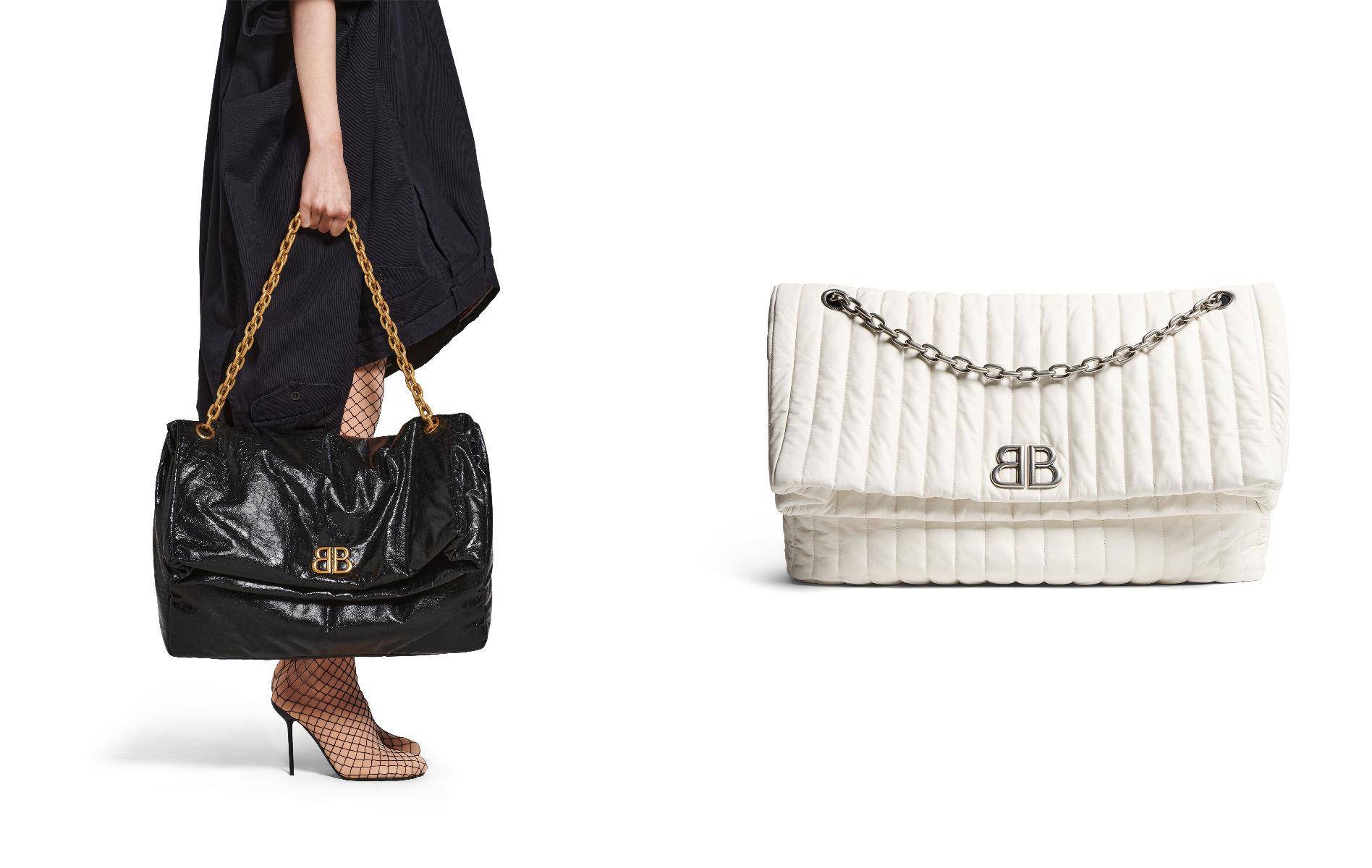 枕头包秋冬还在流行！侯佩岑入手RV方扣、BALENCIAGA粗炼条Monaco超帅气 时尚穿搭 图3张