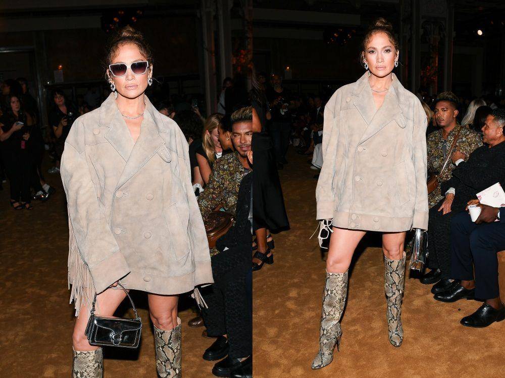 纽约时装周／李泳知首看COACH秀变优雅小女人　与J.Lo、吴谨言连环撞包 时尚穿搭 图2张