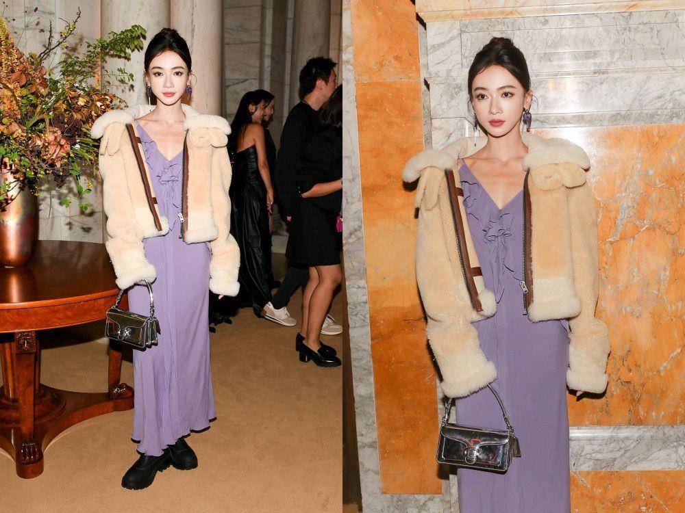 纽约时装周／李泳知首看COACH秀变优雅小女人　与J.Lo、吴谨言连环撞包 时尚穿搭 图4张