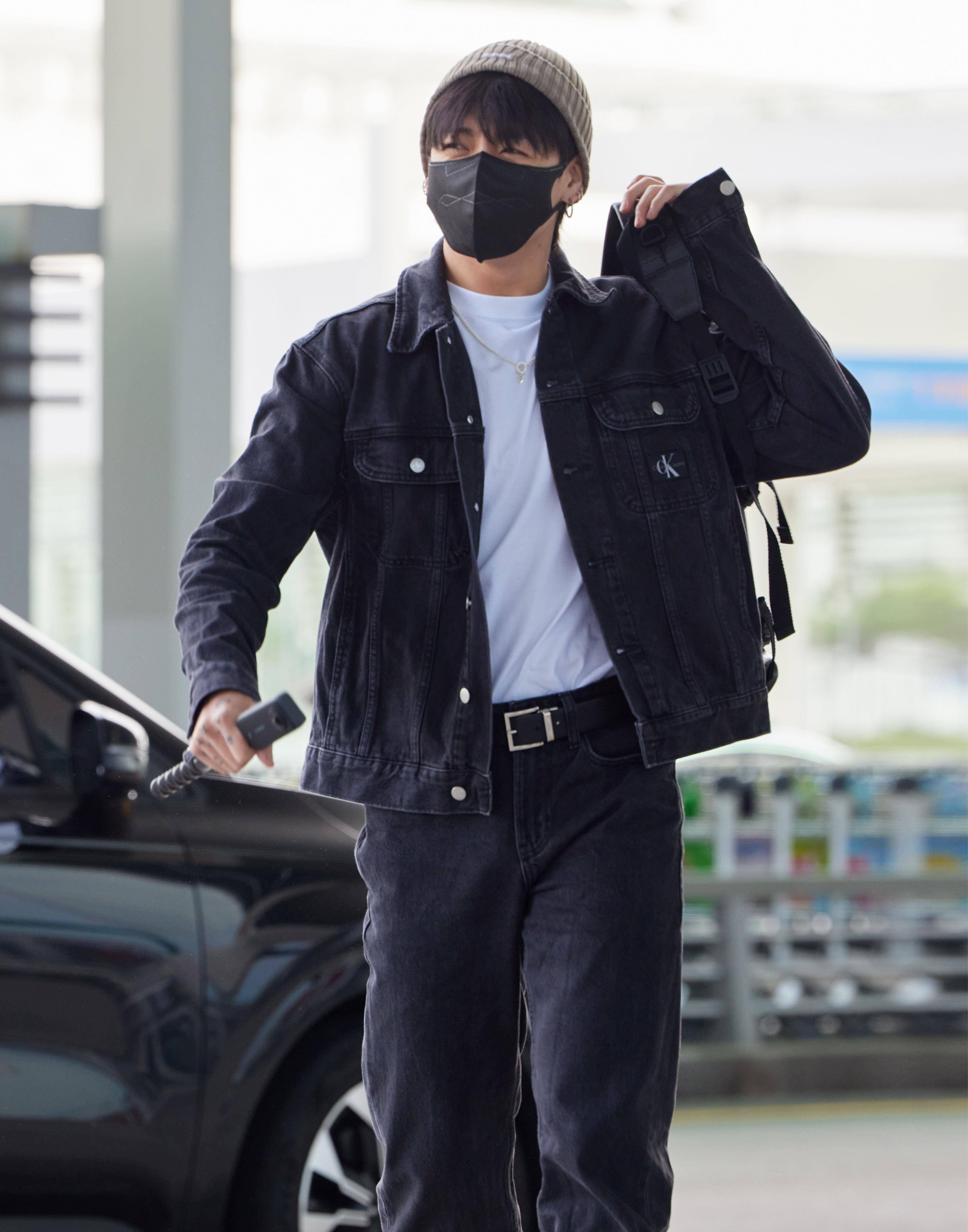 男神安孝燮再度访台为Gucci　蓝衬衫搭配格纹裤帅度破表 名人名流 图3张