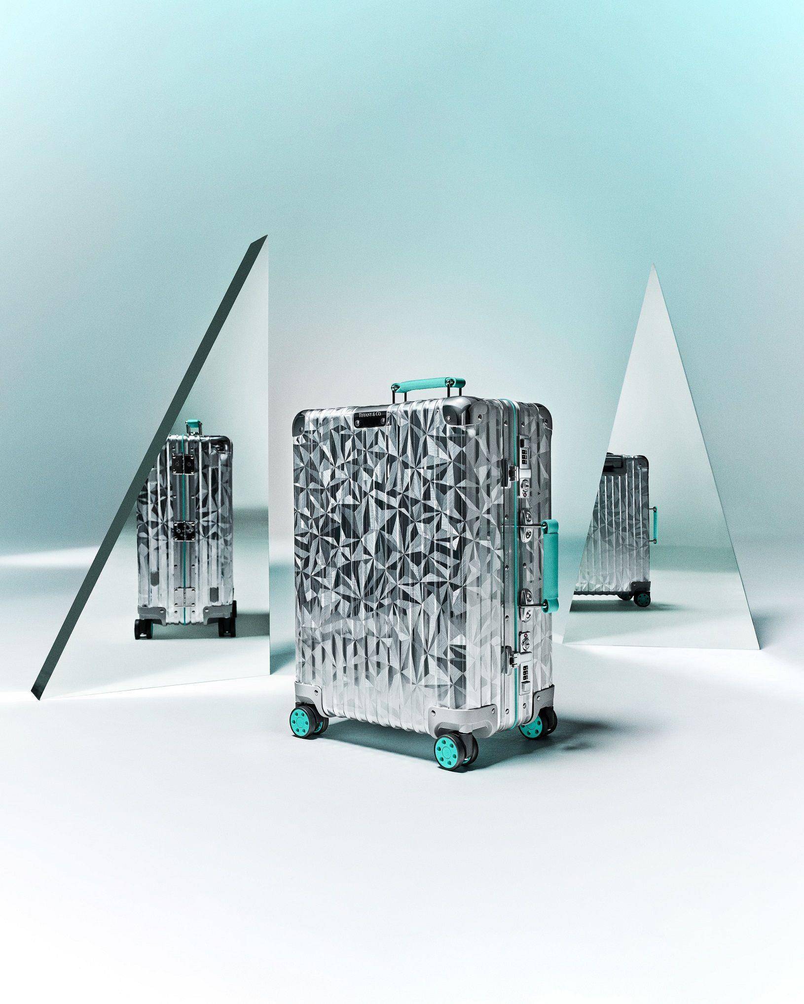 RIMOWA X Tiffany登机箱钻石面放闪　迷你箱73,500元入手 时尚穿搭 图1张