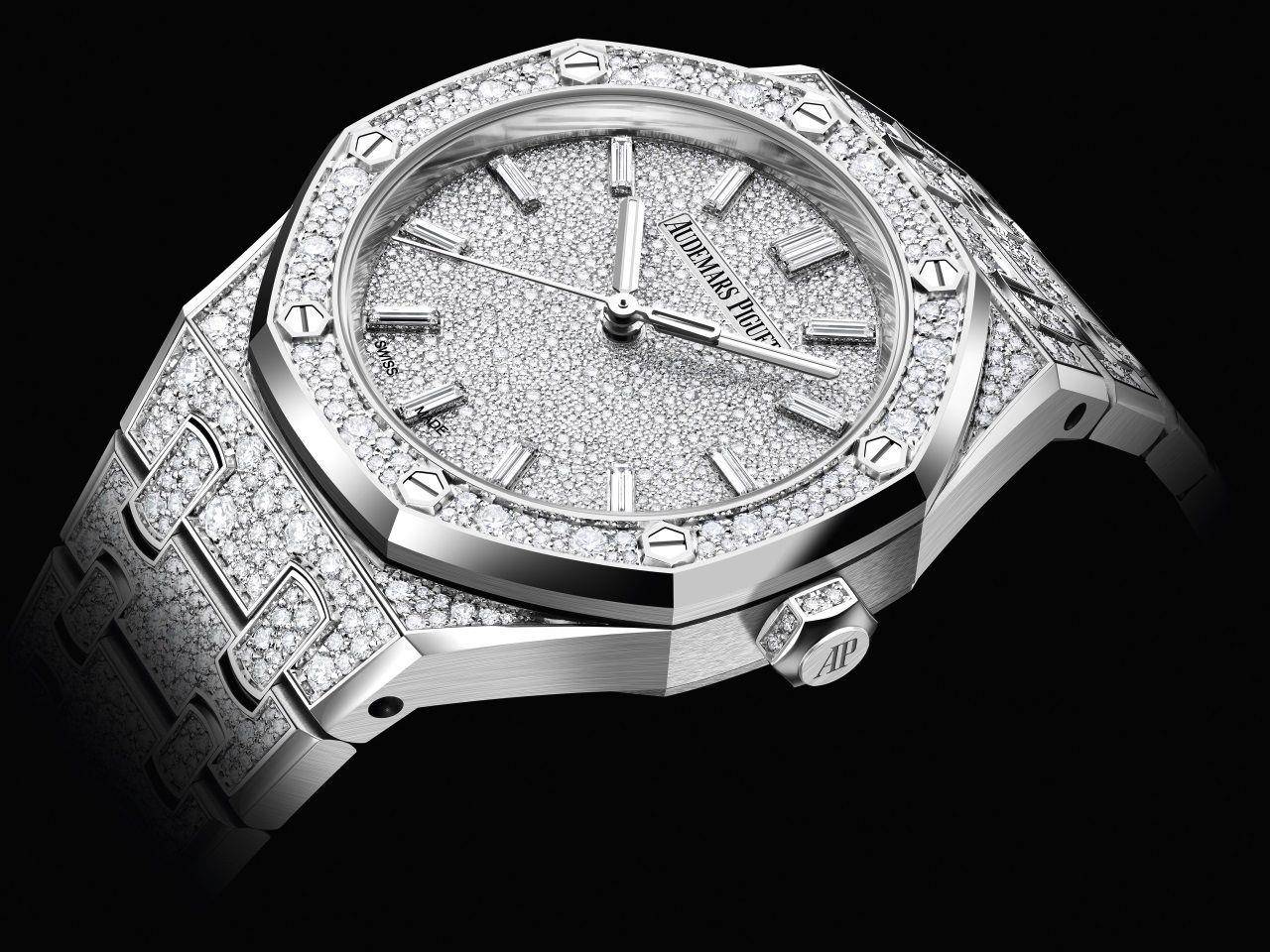 风・Luxury／AP雪花镶嵌钻表闪爆　积家神秘按钮手炼变腕表 奢侈品牌 图1张