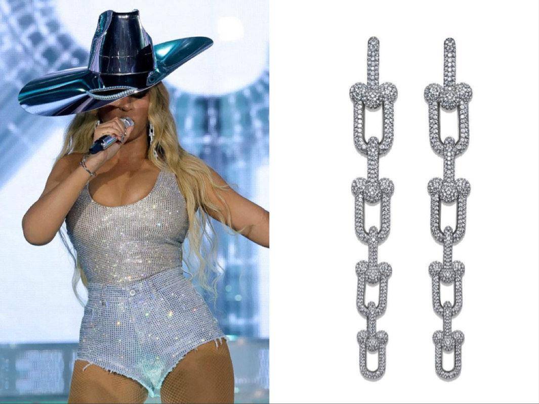 亮・珠宝／Tiffany竟有银制帽、迷你裙！　订制款把碧昂丝宠上天 奢侈品牌 图3张