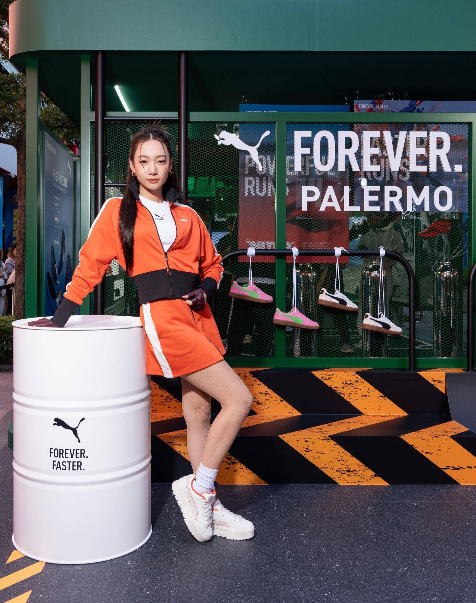 吴卓源、谢欣颖穿PUMA“妹子鞋”组团推坑黄宣　瘦子抢逛75周年特展 名人名流 图4张
