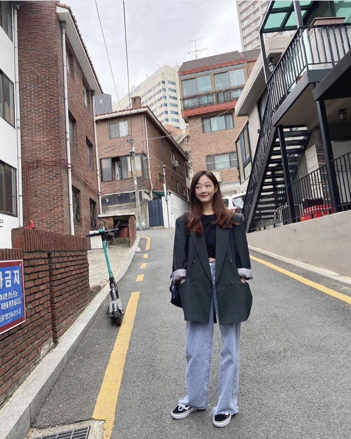 《大力女子姜南顺》李瑜美私服超有个性　格纹单品、帽T也能有时髦感 最新资讯 图3张
