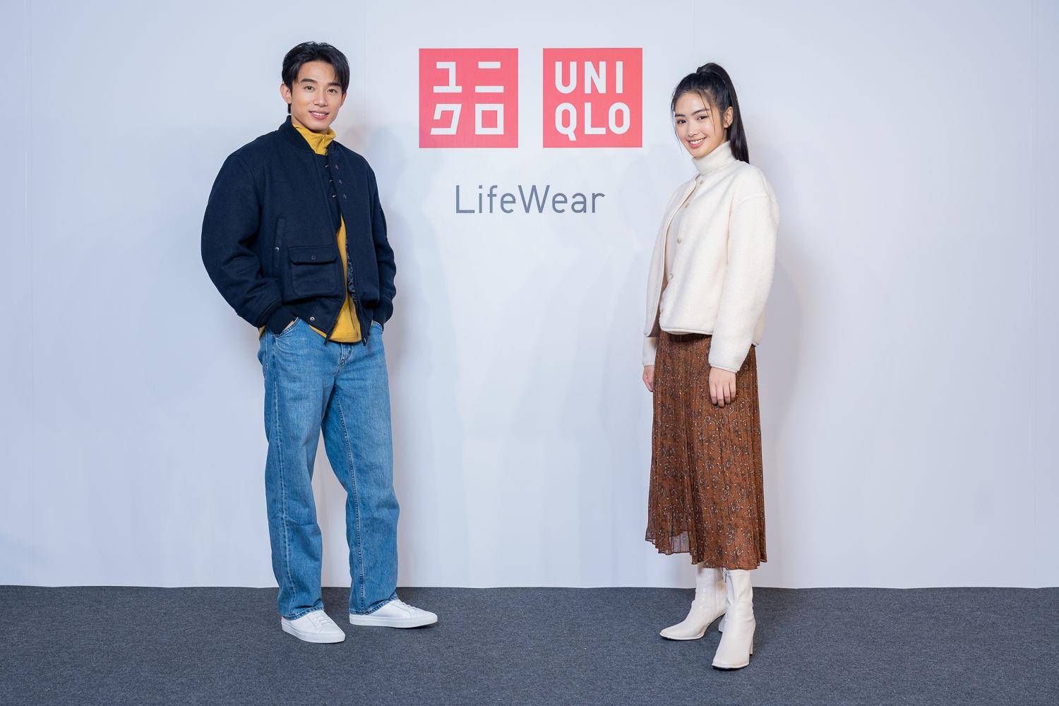 《八尺门》CP雷嘉汭、初孟轩自亏长太像吸引UNIQLO合作　晒兄妹款保暖穿搭 名人名流 图2张