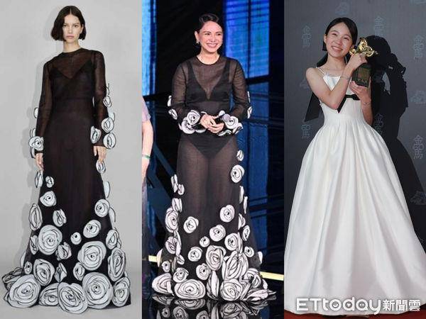金马时尚／小清新林品彤摘下金马影后、李心洁“透视礼服”好身材一览无遗 时尚穿搭 图1张