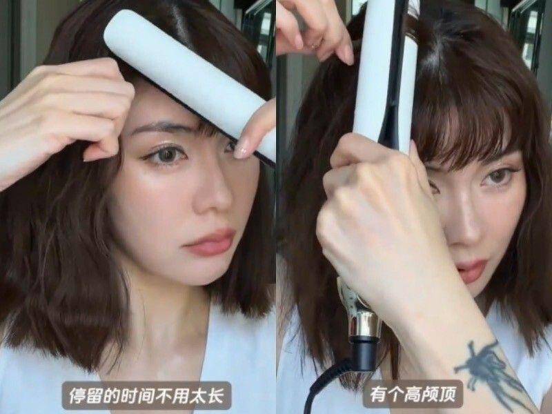 韩系慵懒感卷发3大重点！自然修饰不挑人　自己卷出绝美短发 最新资讯 图2张