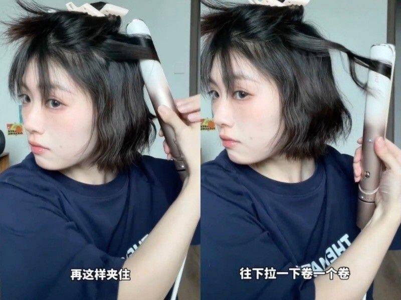 韩系慵懒感卷发3大重点！自然修饰不挑人　自己卷出绝美短发 最新资讯 图11张