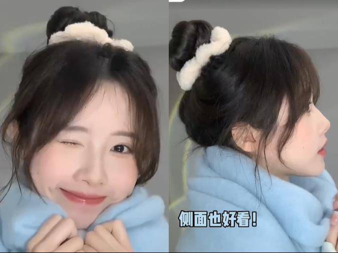 4款“围巾发型”学起来氛围感满满！简单一步骤就完成　加码平价CP款 最新资讯 图7张