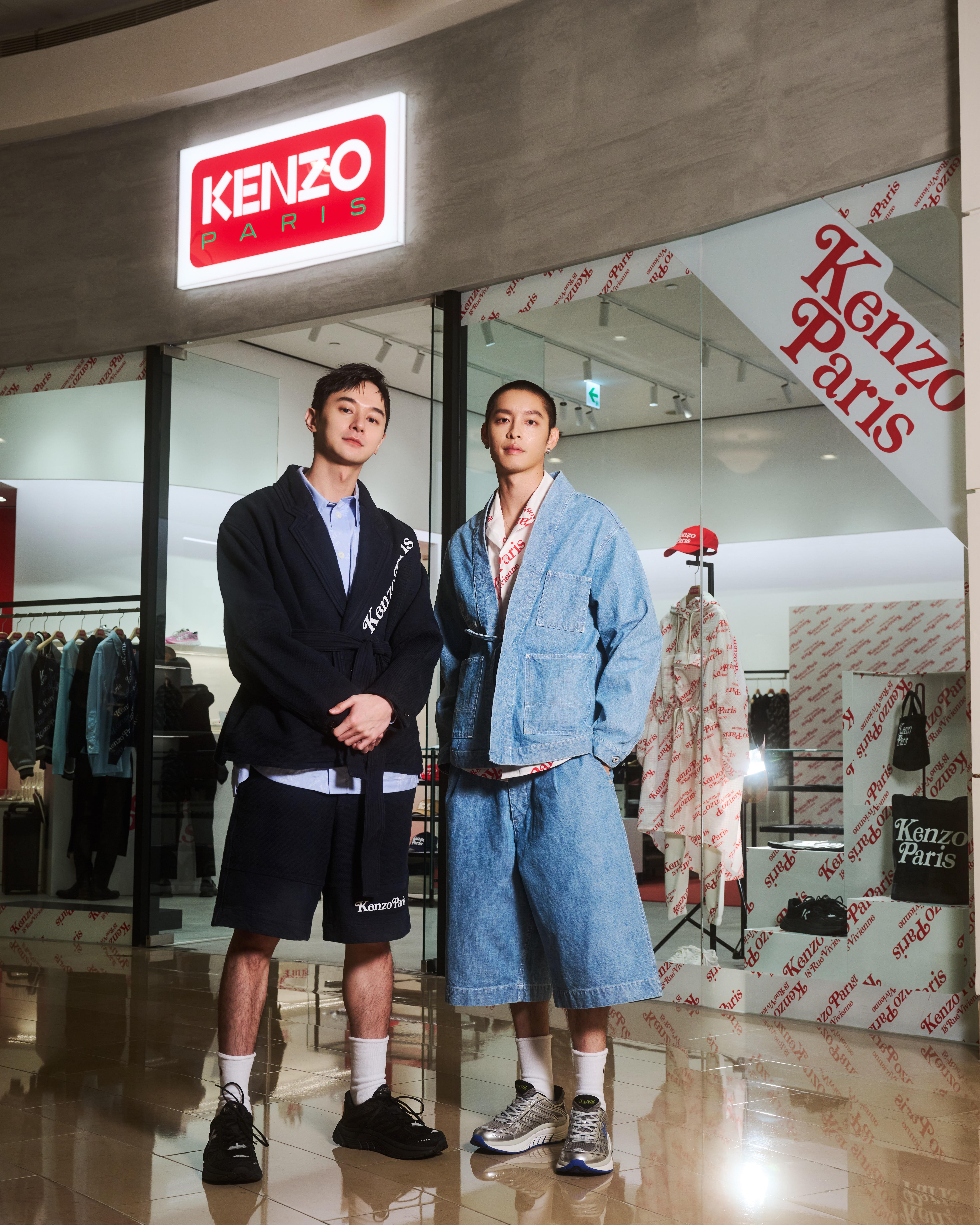 张轩睿帅秀KENZO联名Verdy“柔道服”　曹佑宁歪楼喊：想过肩摔 名人名流 图1张
