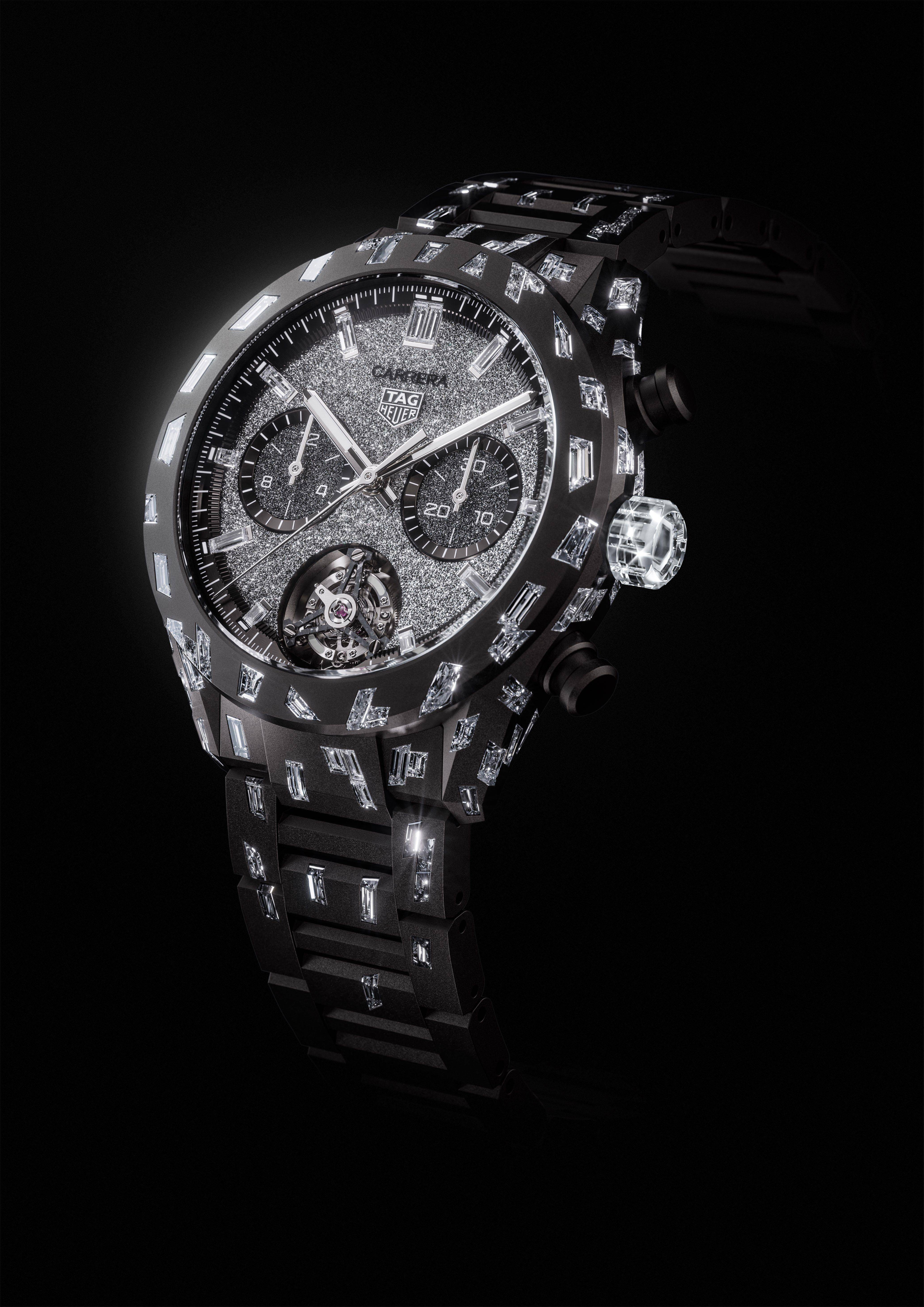 TAG Heuer前3贵的千万表袭台　实验室培育钻陀飞轮闪爆 奢侈品牌 图1张