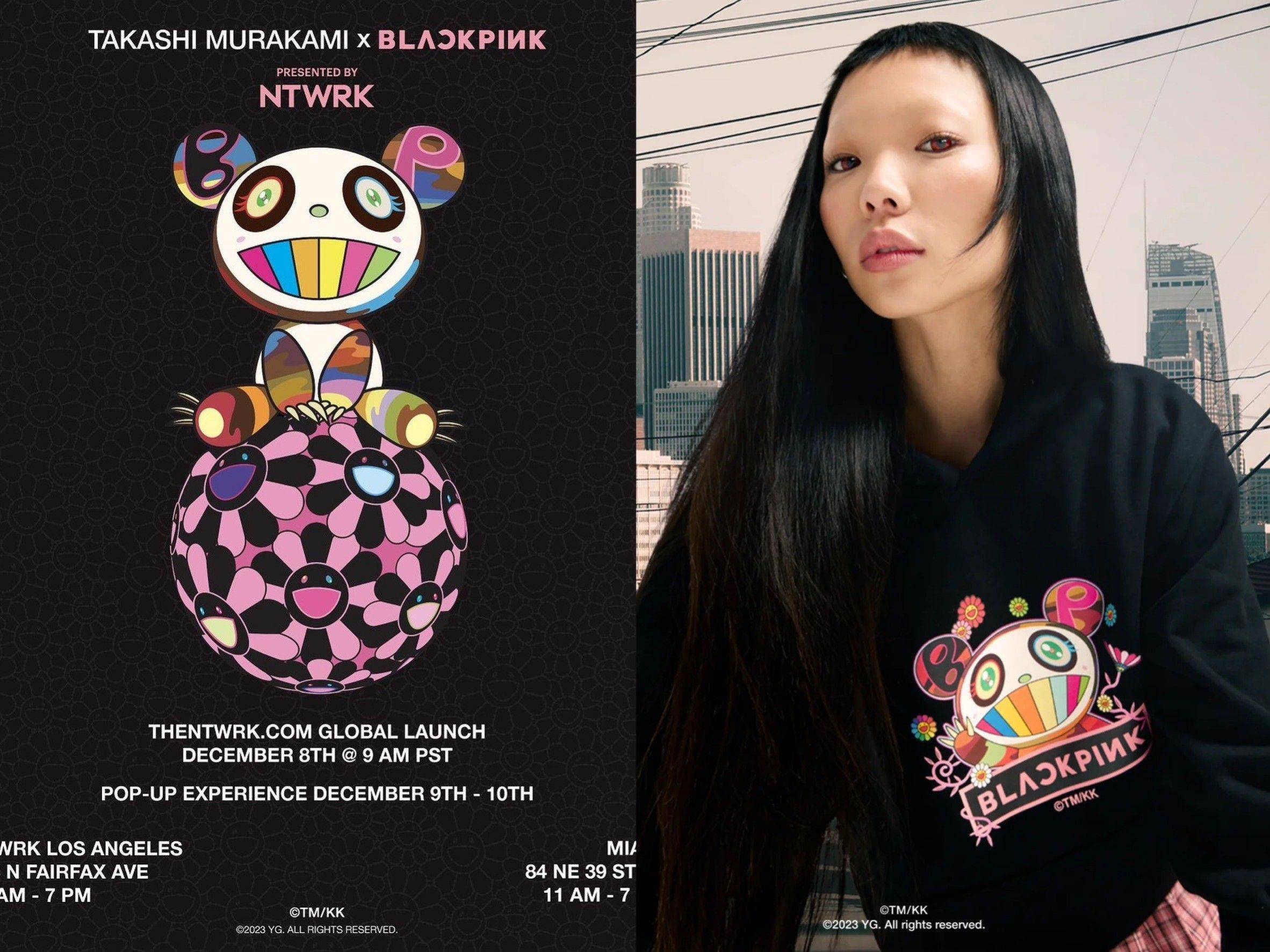 BLACKPINKＸ村上隆联名超欠收！软萌“黑粉小花抱枕”抢光了 最新资讯 图3张