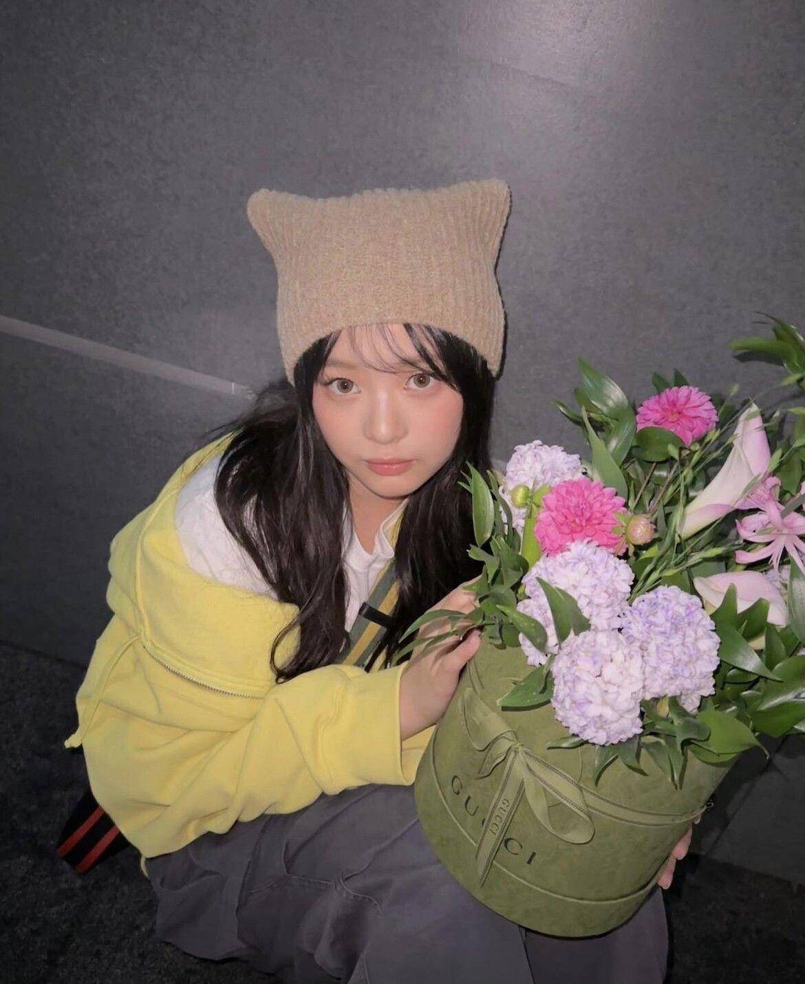 韩星同款秋冬帽子推荐　“Y2K甜酷猫耳”、“软萌熊耳”本季必入手 最新资讯 图1张
