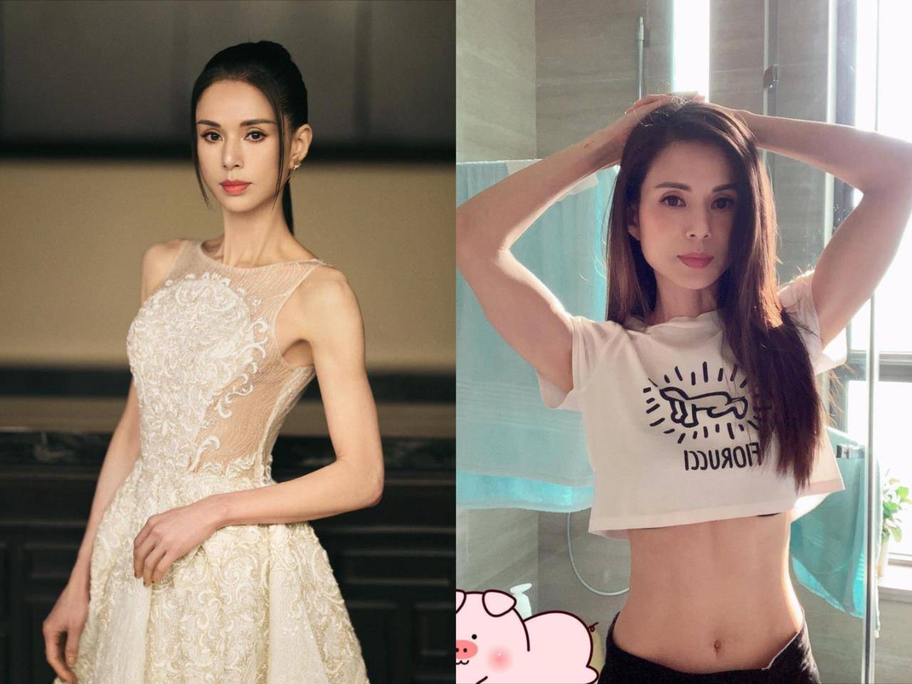 星・变美／“最仙小龙女”57岁超像女大生！冻龄美貌有8块腹肌很狂 最新资讯 图1张