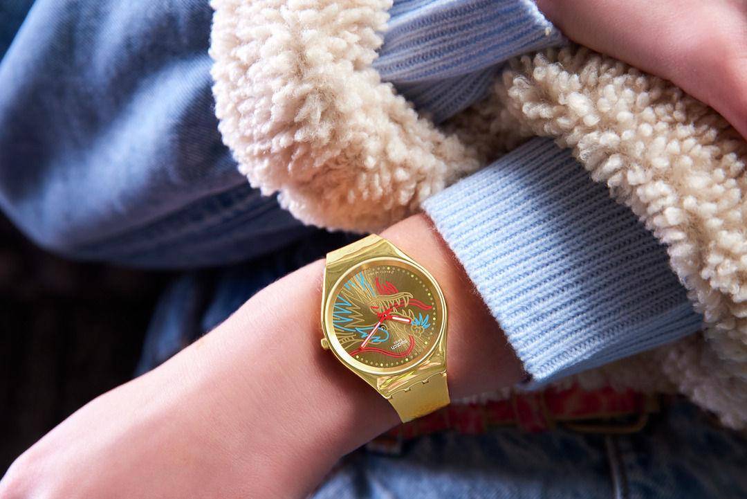 最入门龙年表曝光　Swatch不到3,000元霸气祥龙上手 奢侈品牌 图2张