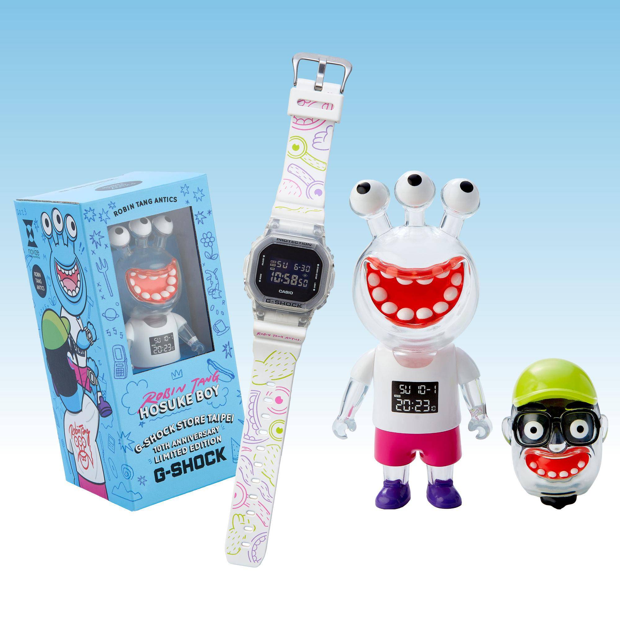 G-SHOCK缤纷表送可换头公仔　欢乐作出自中国台湾玩具设计师之手 最新资讯 图3张