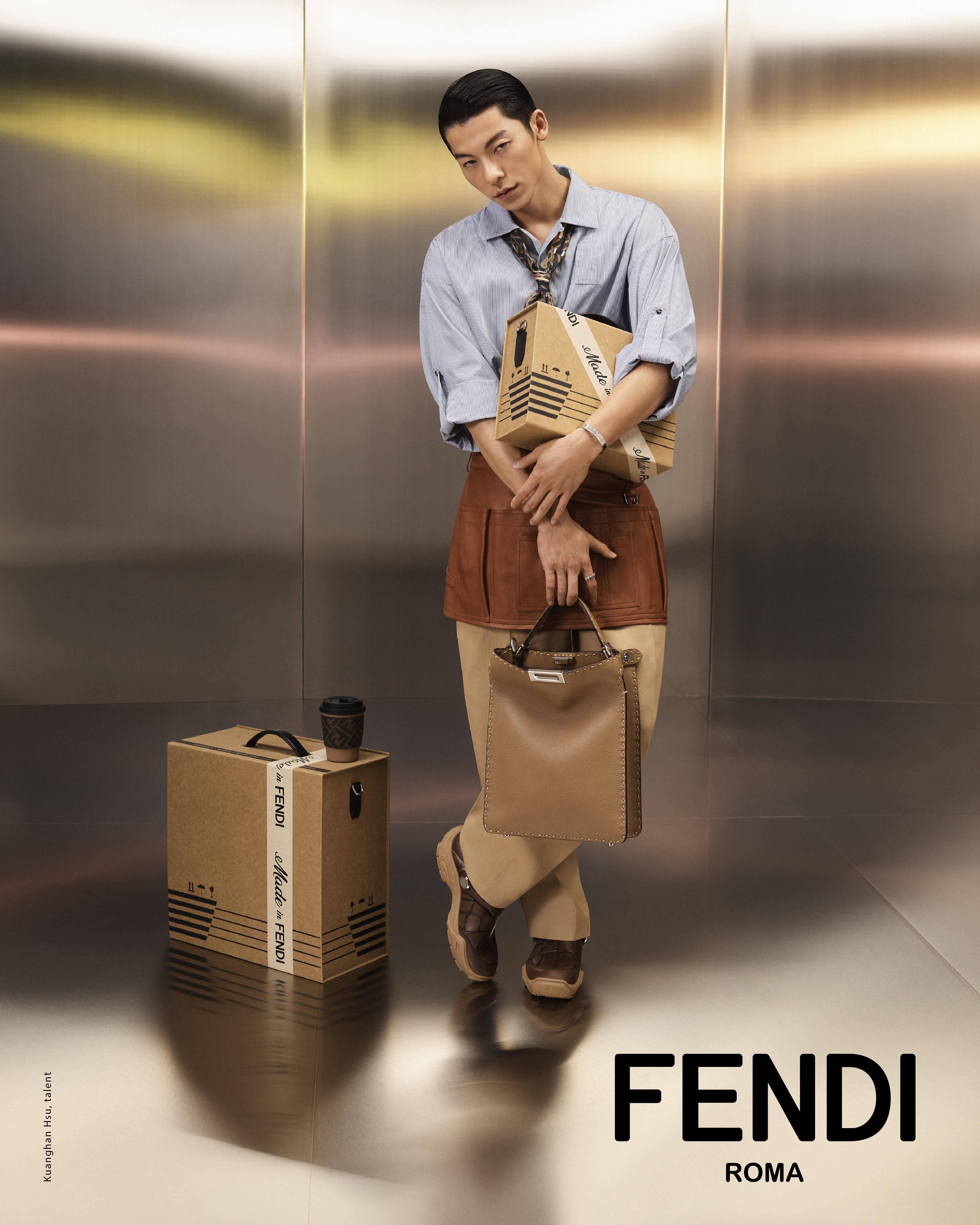 许光汉换时髦工装、油头新发型出镜！　帅到拿下FENDI全球男装大使 名人名流 图2张