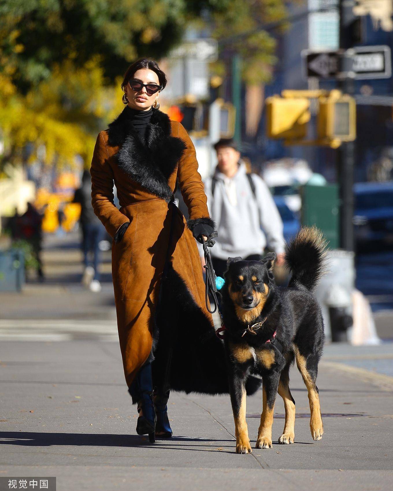 遛狗穿搭能多时髦？Kendall、小贾夫妻与宠物街拍变趋势　慵懒高级感必学 名人名流 图3张