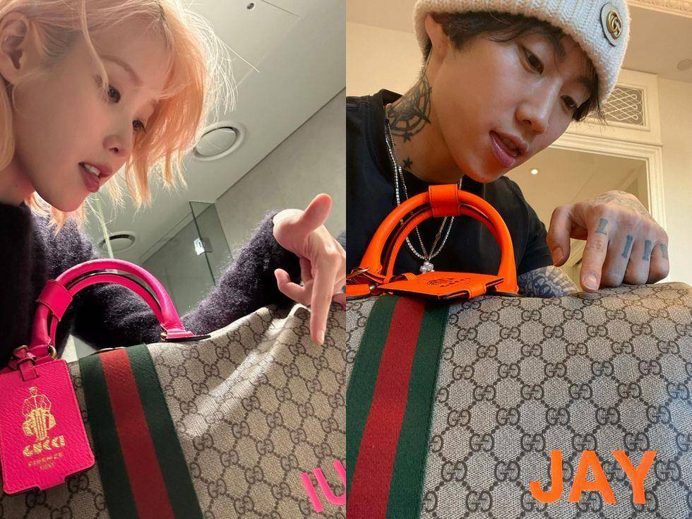 米兰男装周／IU粉发超仙！Gucci镜像续写女装极简风　传统领带变样更性感 时尚穿搭 图1张