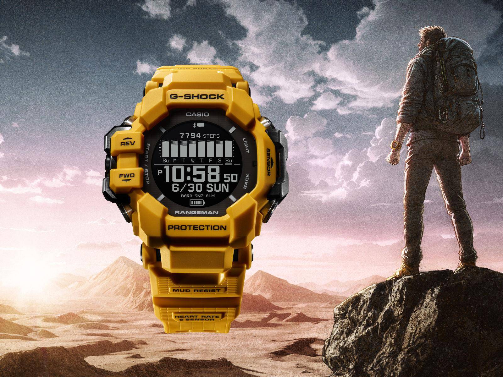 G-SHOCK强悍表防泥、耐冲击　首加入健行功能更实用 最新资讯 图1张