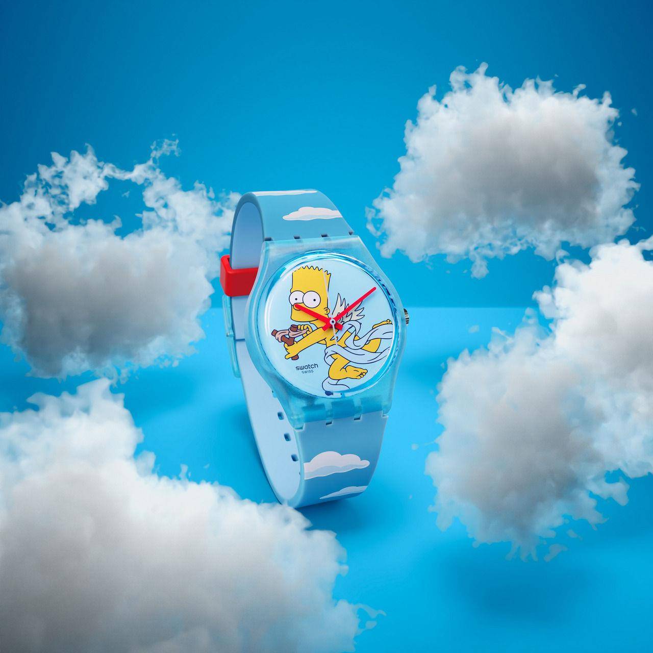 《辛普森家庭》主角表上热吻　Swatch情人节表直白示爱 最新资讯 图2张