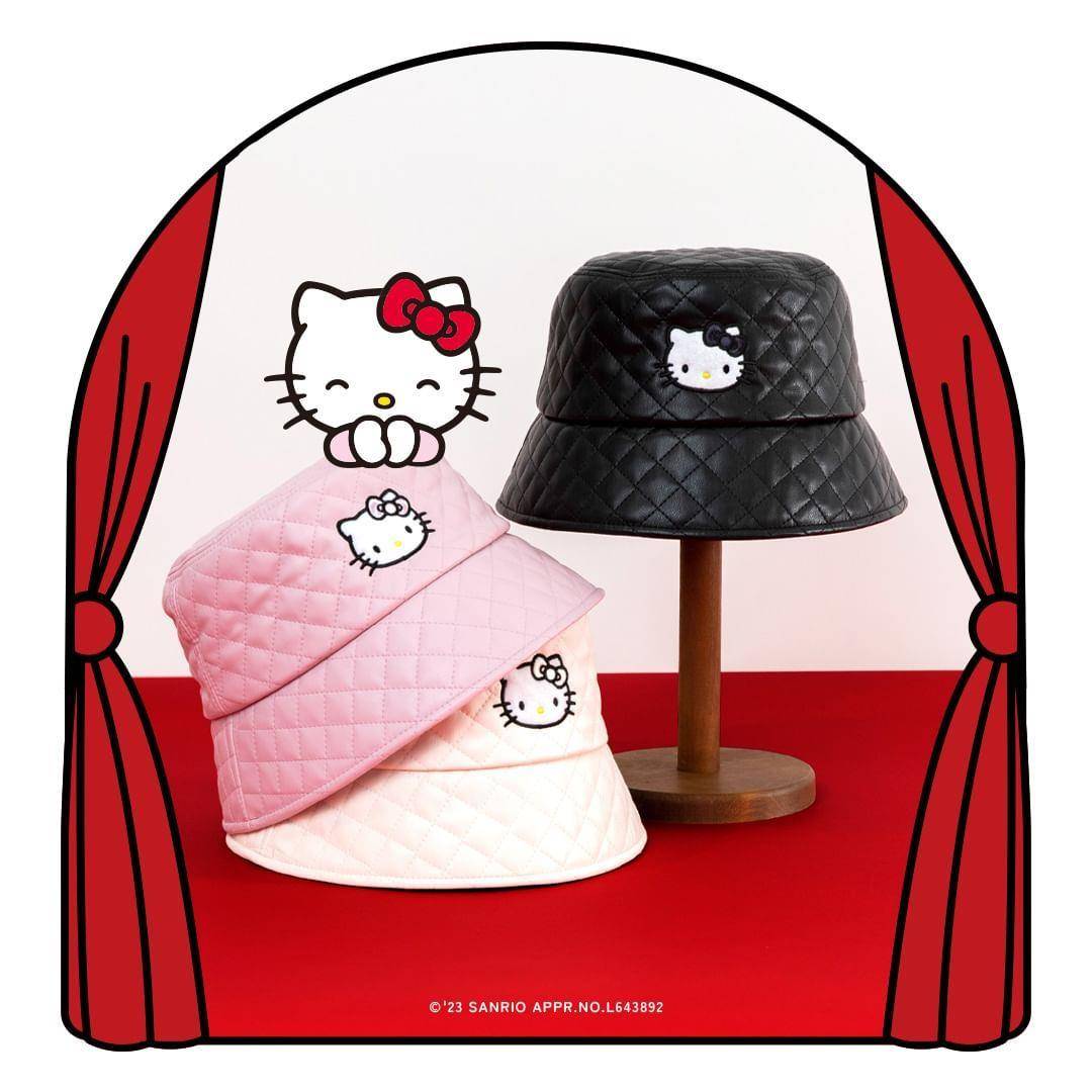 HELLO KITTYＸCA4LA联名复古帽新年抢收！　Jisoo也爱戴Kitty帽卖萌 最新资讯 图3张