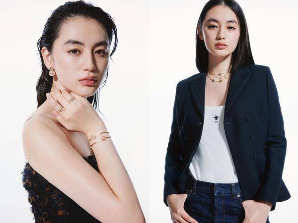 韩韶禧脱高跟鞋打赤脚照样飘仙气　八木莉可子成DIOR学妹 时尚穿搭 图5张
