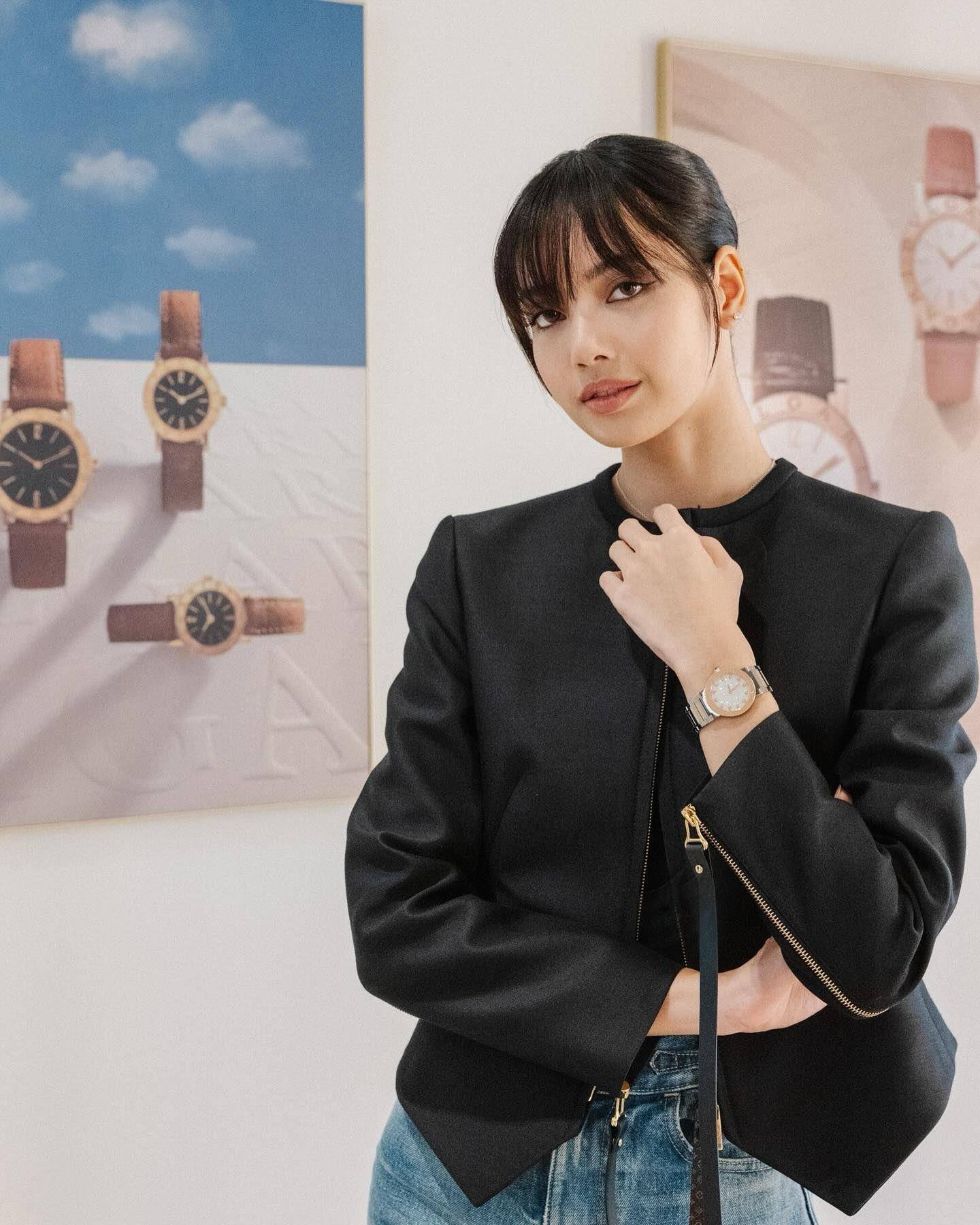 Lisa行动驳斥被宝格丽封杀传言　开心秀第二款联名表 时尚穿搭 图1张