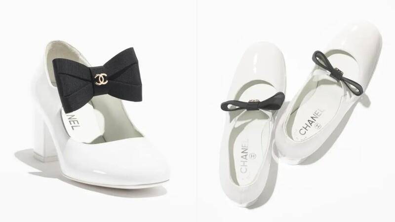 复古玛莉珍鞋今年必穿！Chanel粉色、Miu Miu金属链珍珠扣美翻 时尚穿搭 图3张