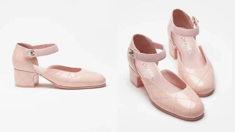 复古玛莉珍鞋今年必穿！Chanel粉色、Miu Miu金属链珍珠扣美翻 时尚穿搭 图5张