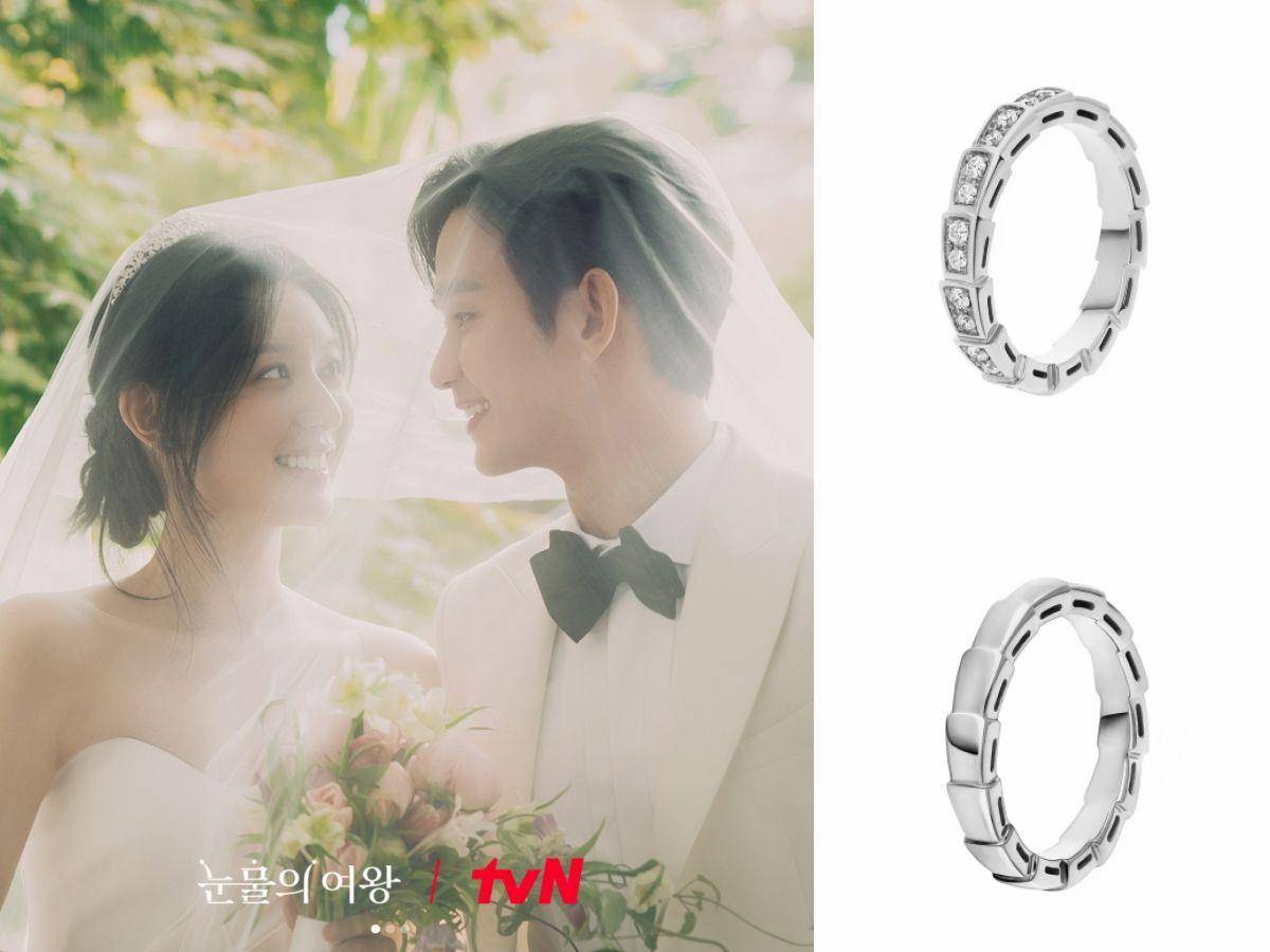 《泪之女王》金秀贤、金智媛配戴“灵蛇婚戒”！罗人友50万钻戒套牢朴敏英 奢侈品牌 图1张