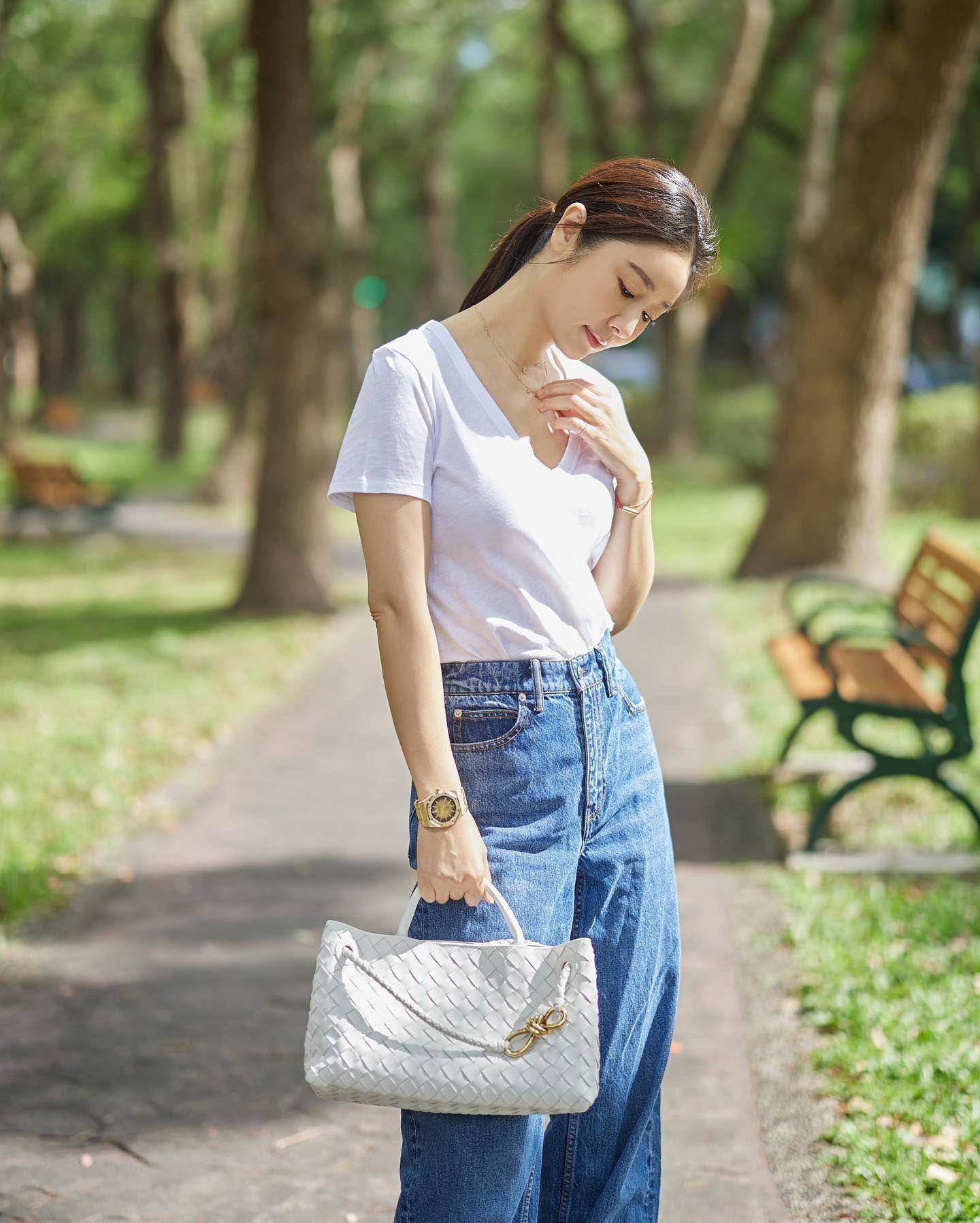 林心如、徐若瑄同戴红绳泄闺密情　叠加卡地亚钉子手环更有气势 名人名流 图4张