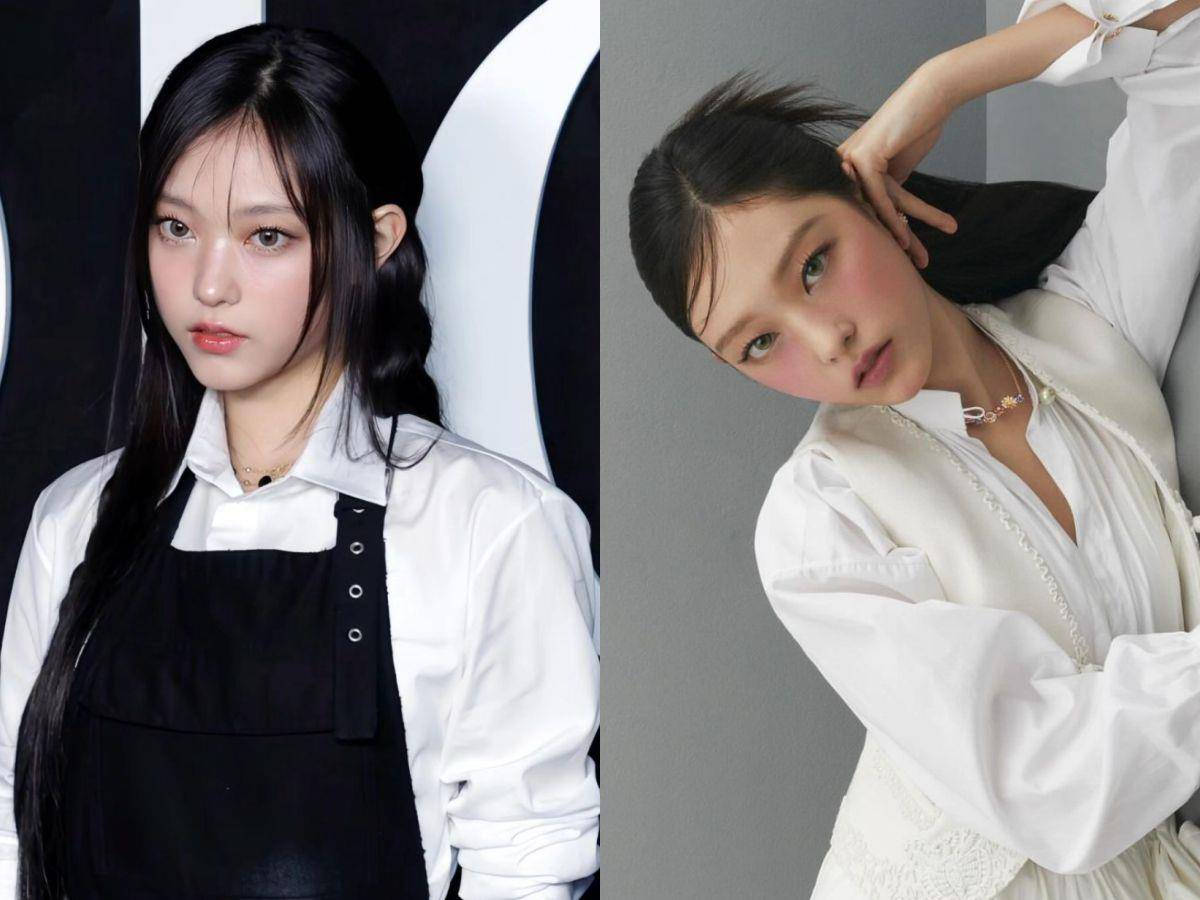 女团都在疯紫苏叶浏海！“人间AI”Karina、NewJeans成员Haerin都剪了 名人名流 图2张